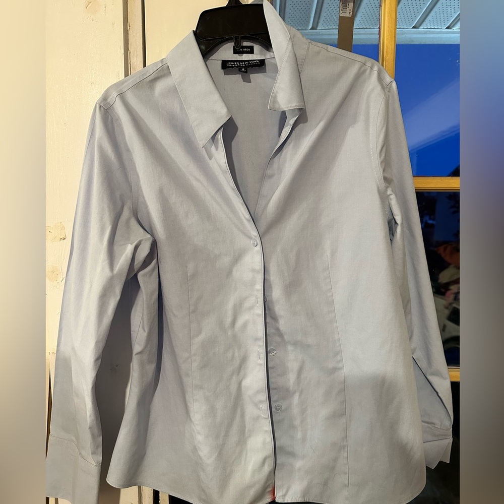 Jones New York Light Blue Blouse